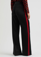 Alice + Olivia Dylan Panelled Wide-leg Trousers Black
