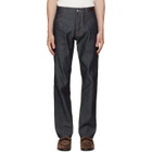 Lanvin Navy Straight-Leg Jeans