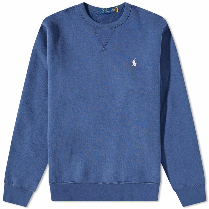 Photo: Polo Ralph Lauren Men's Vintage Fleece Crew Sweat in Old Royal