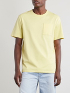 LOEWE - Anagram-Embroidered Cotton-Jersey T-Shirt - Yellow