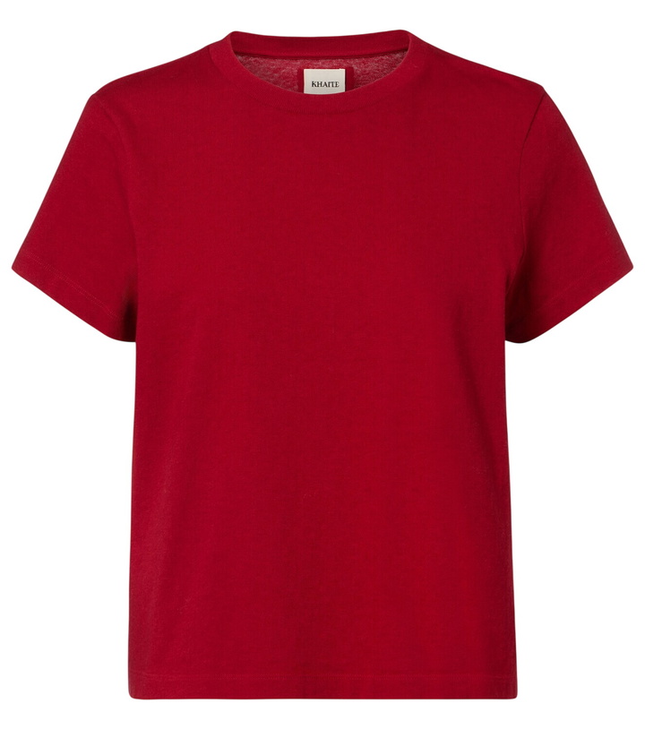 Photo: Khaite Emmylou cotton jersey T-shirt