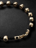Luis Morais - Gold, Diamond and Bead Bracelet