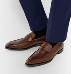 George Cleverley - George Leather Penny Loafers - Brown