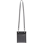 Rick Owens Drkshdw Black and Grey Security Pocket Pouch