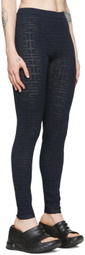 Givenchy Navy Viscose Leggings