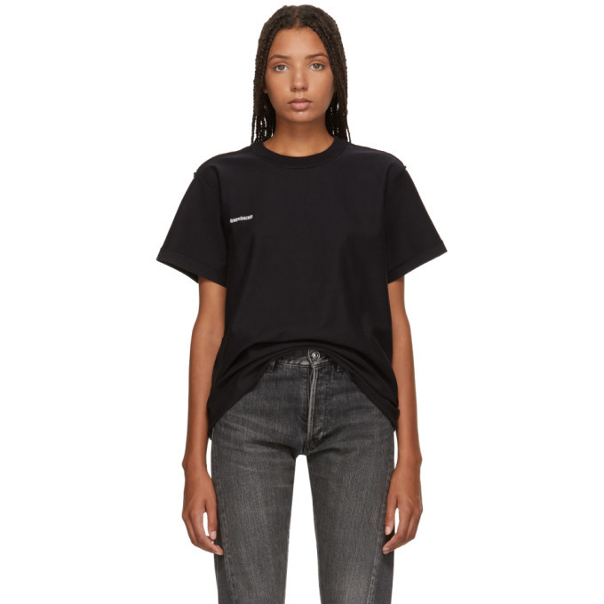 Inside-out T-shirt Black