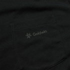 Goldwin Men's Long Sleeve Big Logo Pocket T-Shirt in Black