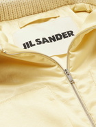 Jil Sander - Padded Crinkled-Satin Overshirt - Yellow