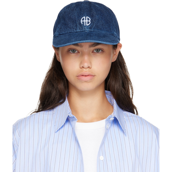 Photo: ANINE BING Navy Jeremy Baseball Cap