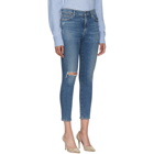 Citizens of Humanity Blue Rocket Crop Skinny Jeans
