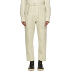 Lemaire Off-White 4 Pleats Trousers