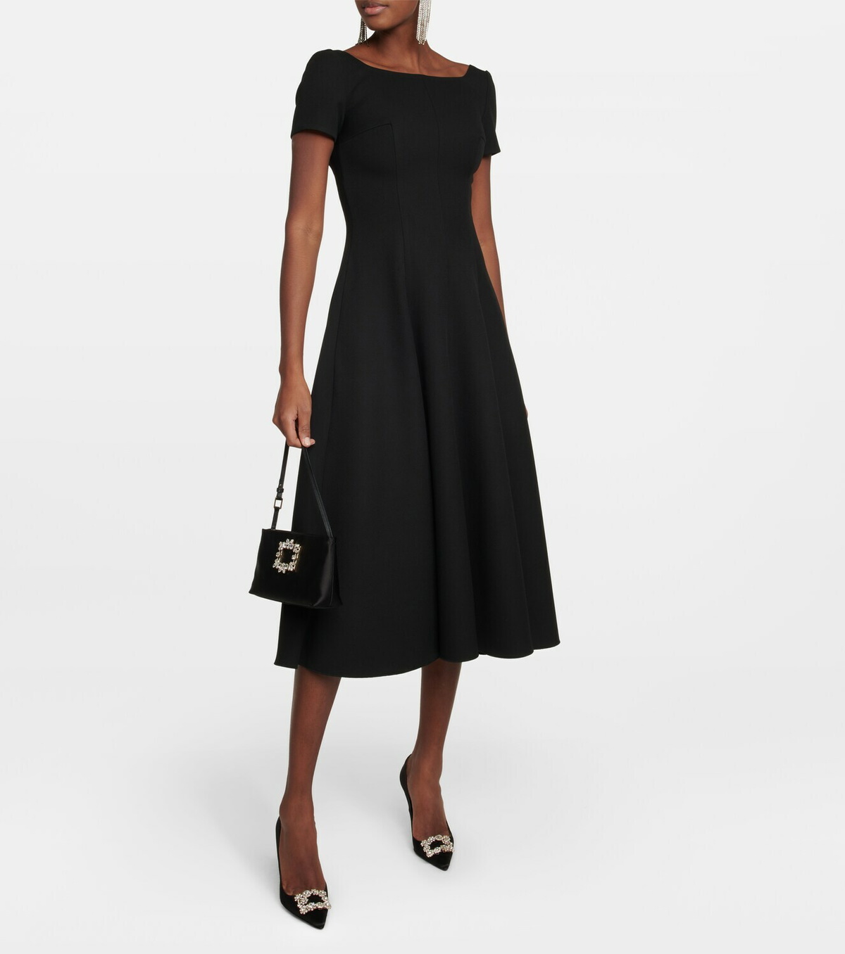 Emilia Wickstead Marielle crêpe midi dress Emilia Wickstead