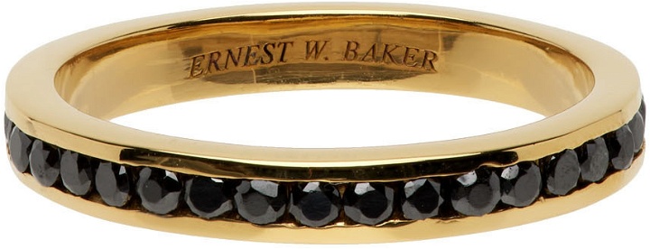 Photo: Ernest W. Baker SSENSE Exclusive Gold Stone Ring