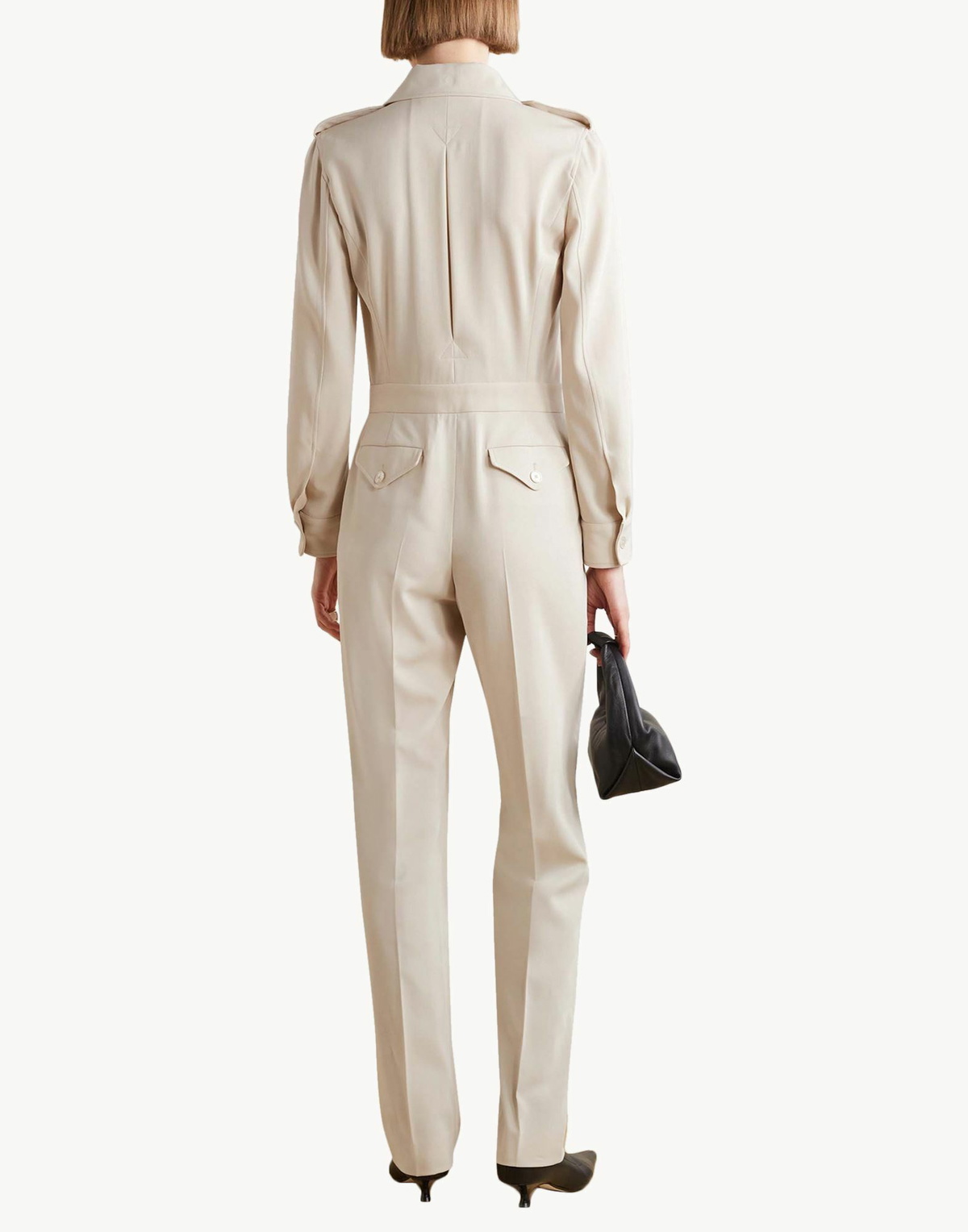 Ralph Lauren Collection Womens Jumpsuit in Beige