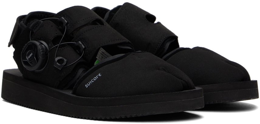 Suicoke Black HAKU-ab Slippers