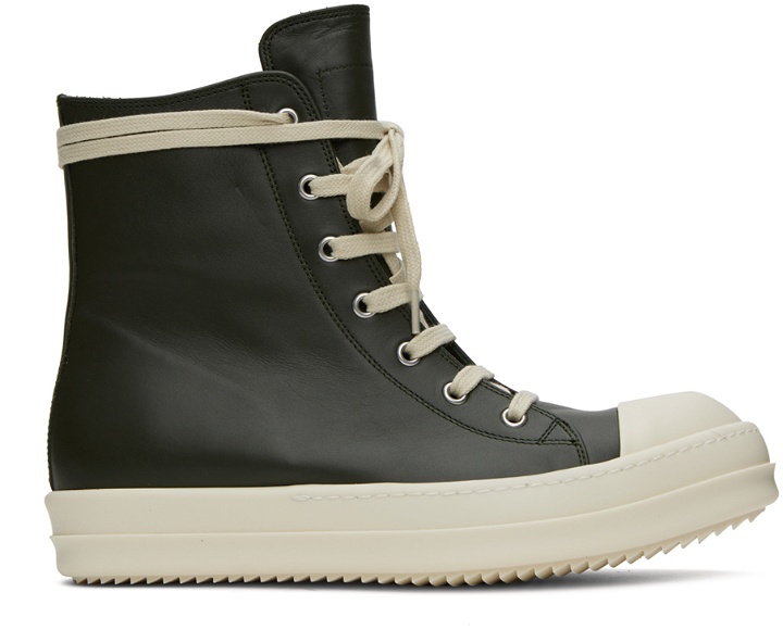 Photo: Rick Owens Green High Sneakers