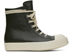 Rick Owens Green High Sneakers