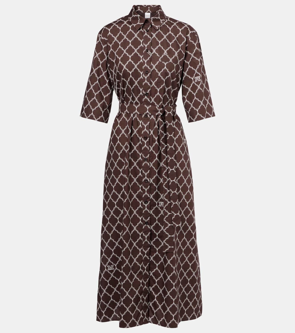 Max Mara Daniel printed cotton shirt dress Max Mara Max Mara Daniel printed cotton shirt dress Max Mara