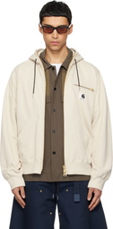 sacai Off-White Carhartt WIP Edition Cotton Jersey Hoodie