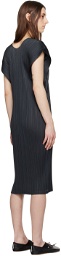 PLEATS PLEASE ISSEY MIYAKE Gray Monthly Colors March Midi Dress