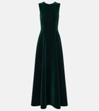 Emilia Wickstead Nodin cotton velour gown