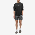 Moncler Men's Banadana Print Swim Short in Black