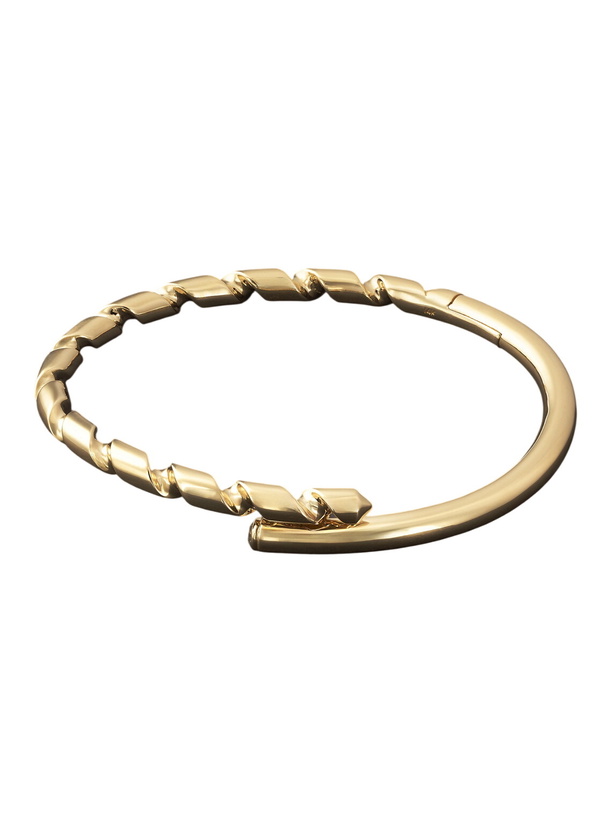 Photo: Luis Morais - Drill Bit 14-Karat Gold Diamond Bracelet