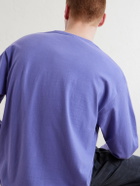 Auralee - Organic Cotton-Jersey T-Shirt - Purple