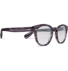 OLIVER PEOPLES - Cary Grant Round-Frame Acetate Optical Glasses - Blue