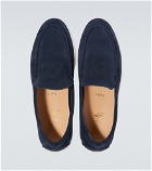 Christian Louboutin - Varsiboat suede loafers