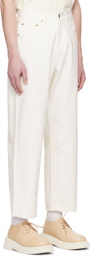 LE17SEPTEMBRE White Five-Pocket Jeans