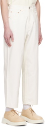 LE17SEPTEMBRE White Five-Pocket Jeans