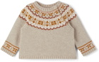 Bonpoint Baby Merino Wool Pull Toulouse Sweater