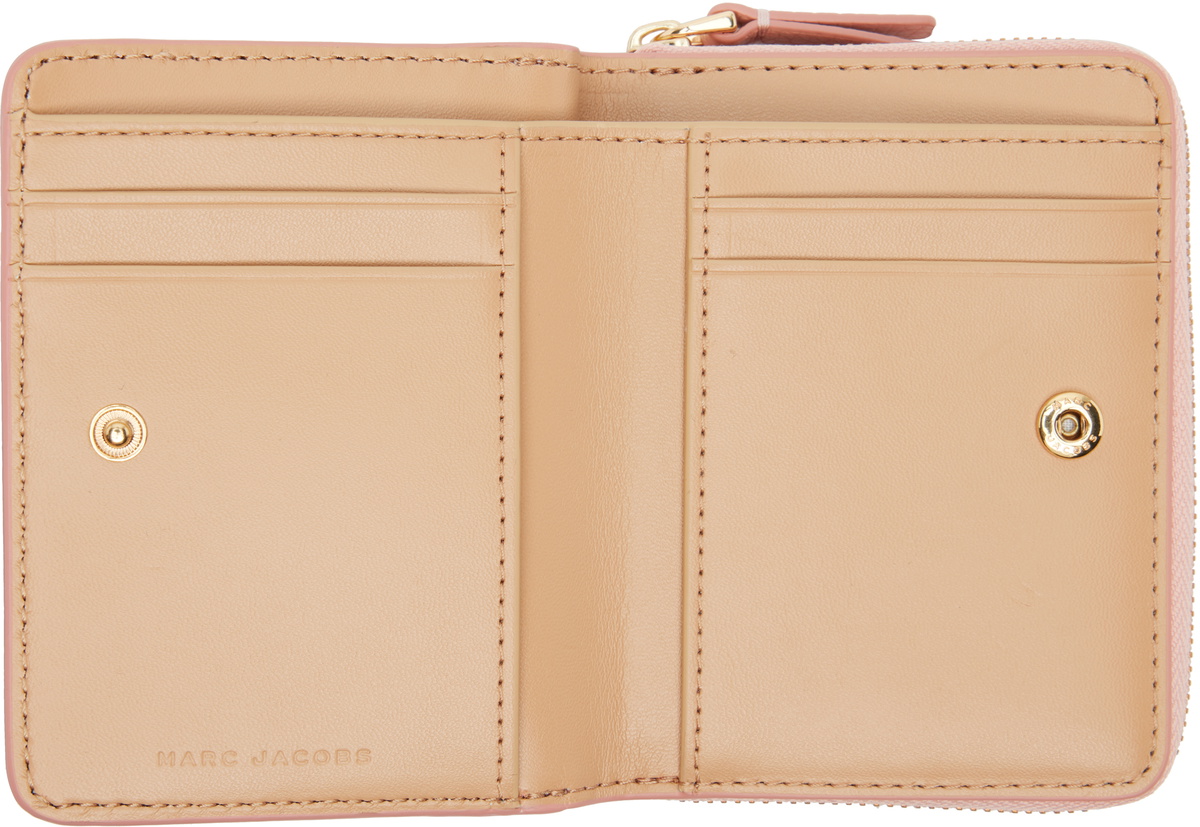Marc Jacobs Pink 'The Leather Mini Compact' Wallet