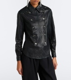 Isabel Marant Valdy leather shirt
