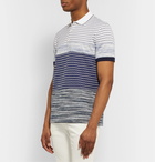 Missoni - Space-Dyed Cotton Polo Shirt - Blue