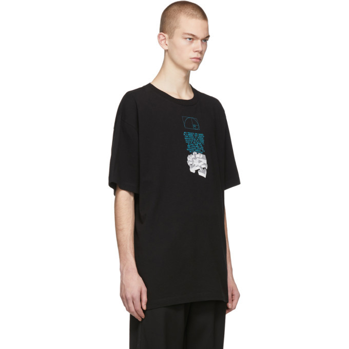 Off-White Black Dripping Arrow T-Shirt Off-White