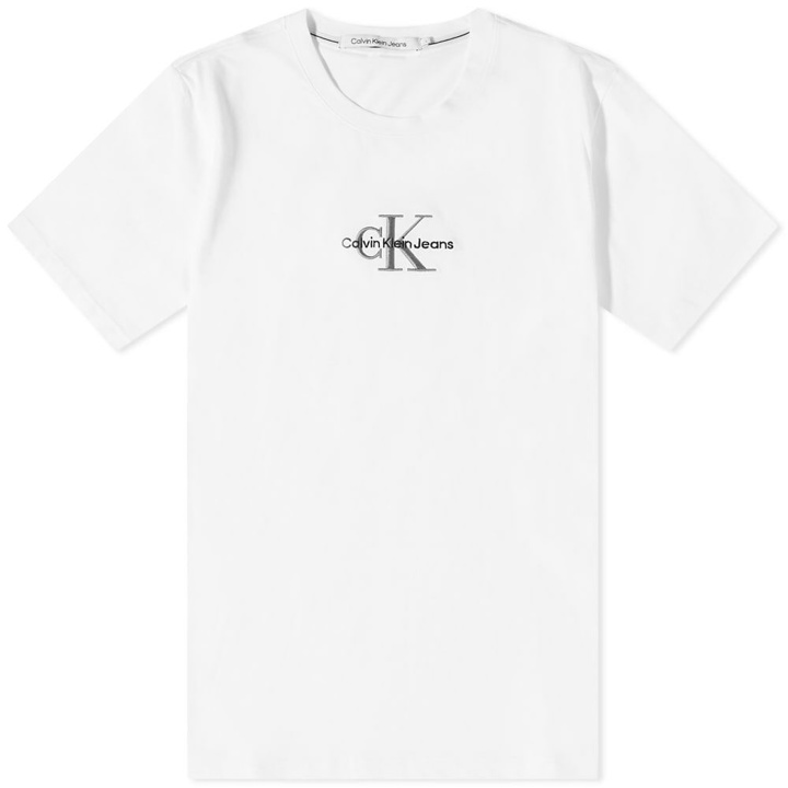 Photo: Calvin Klein Men's Monologo T-Shirt in Bright White