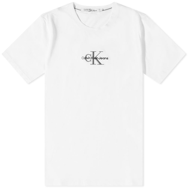 Photo: Calvin Klein Men's Monologo T-Shirt in Bright White