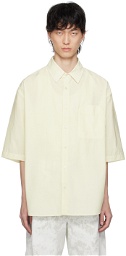 LEMAIRE Yellow Double Pocket Shirt