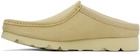 Clarks Originals Beige Wallabee Slip-on Loafers
