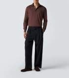 Fedeli Cotton piqué polo shirt