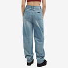 FEAR OF GOD ESSENTIALS Women's Straight Leg Denim Jean in Vintage Blue