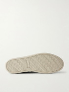 TOM FORD - Warwick Perforated Suede Sneakers - Gray