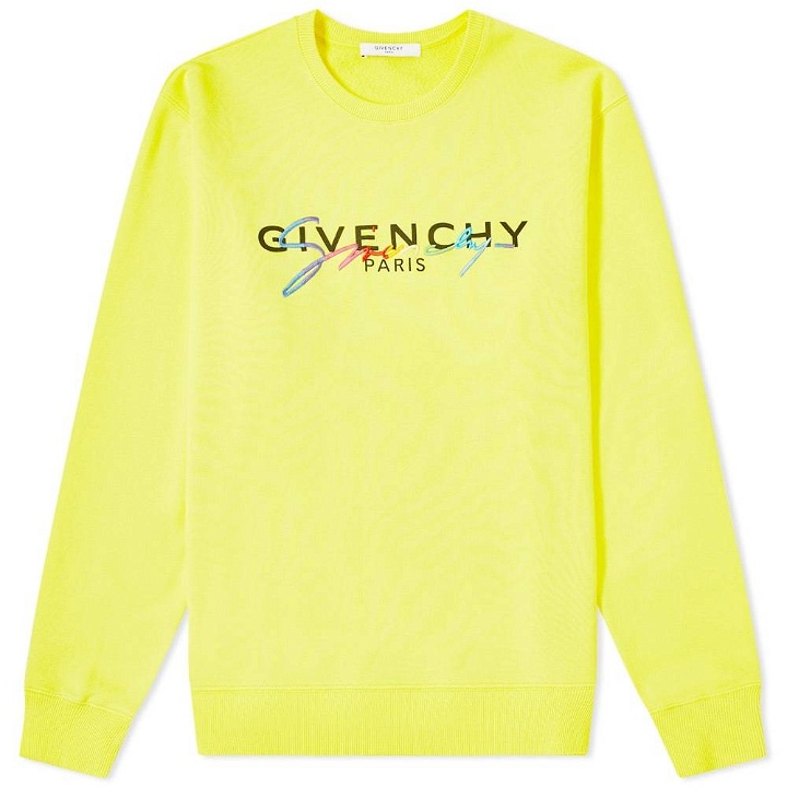 Photo: Givenchy Rainbow Logo Crew Sweat