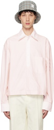 Thom Browne Pink 4-Bar Shirt