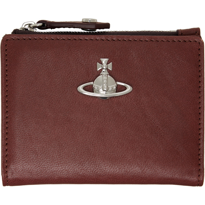 Photo: Vivienne Westwood Brown Slim Flap Card Holder