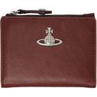 Vivienne Westwood Brown Slim Flap Card Holder
