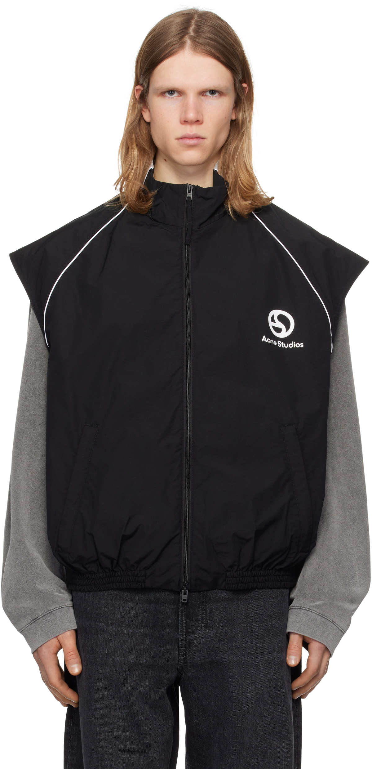 Acne Studios Black Osca Vest Acne Studios