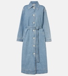 Agolde Denim wrap coat